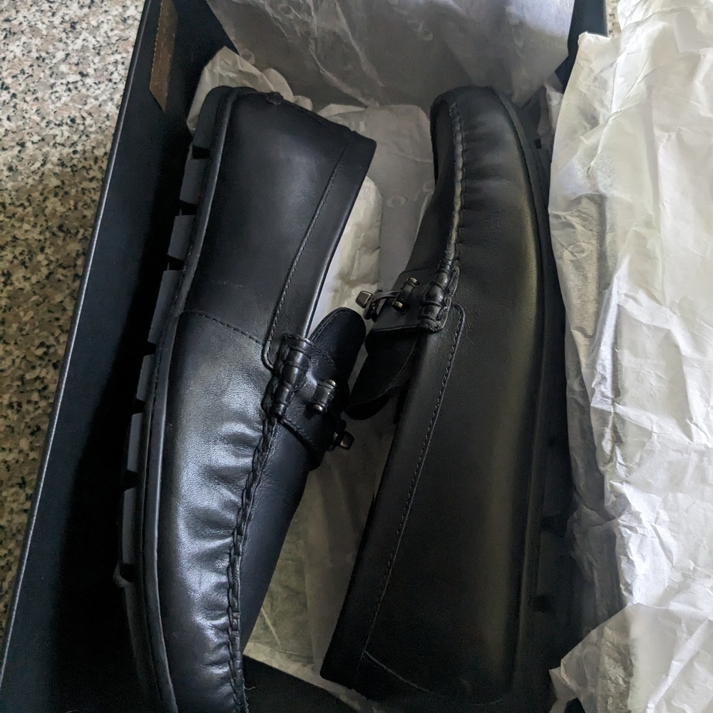 Coach mott drivers , Italian leather loafers